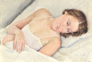 Hannie schlafend, um 1930